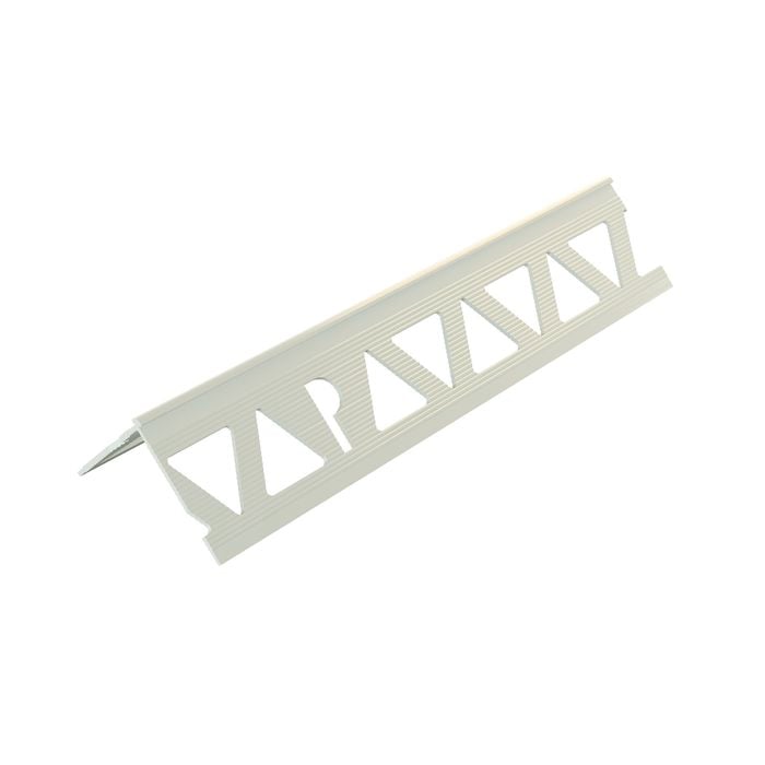 Siniat 2.5mm nib 32 x 3000mm PVC External Render Trim - 32 x 3000mm 2.5mm