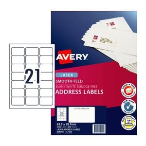 AVERY Laser Label L7160 21Up Pack of 250