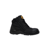 Hard Yakka Black Side Zip Safety Slate Boots - Size 8