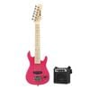 Melodic 30 Inch Pink Kids Electric Guitar