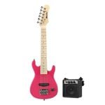 Melodic 30 Inch Pink Kids Electric Guitar