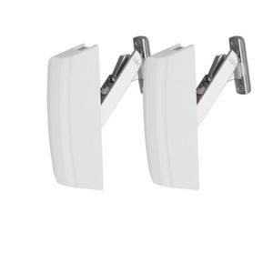 Yale White Guardian Securistay For Timber Windows - 2 Pack