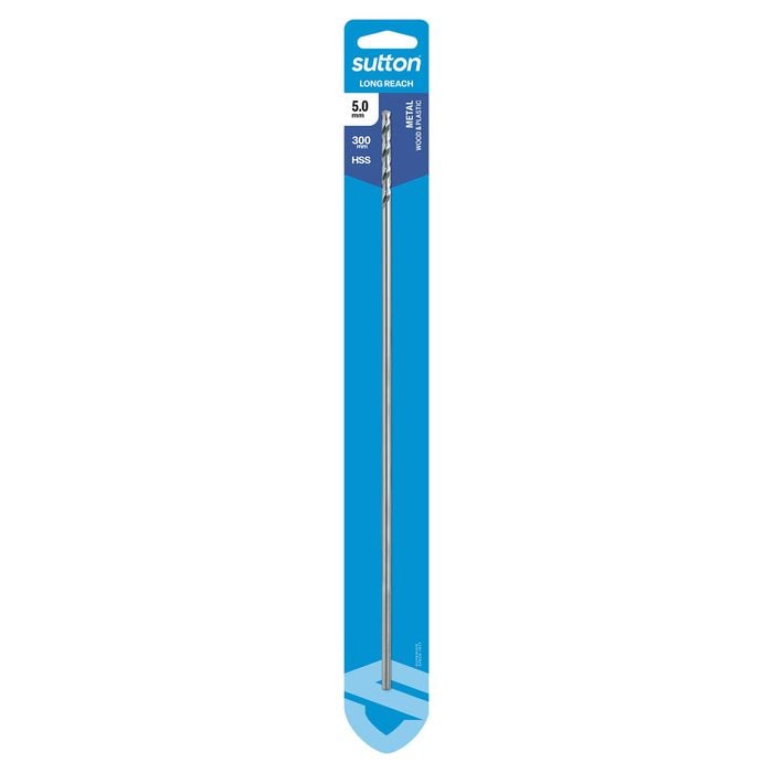 Sutton Tools 5mm Extra Long Hss Carded Drill 