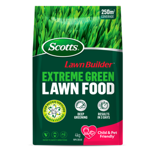 Scotts Lawn Builder 4kg Extreme Green Slow Release Fertiliser