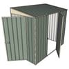 Build-A-Shed 1.2 x 2.3 x 2.0m Tunnel Shed Tunnel Hinged Door with 1 Hinged Side Door - Green