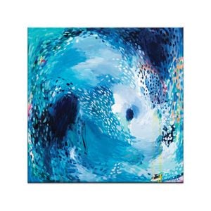 Artist Lane "The Moon Pulls the Tide " by Amira Rahim - 60x60cm Stretched Canvas