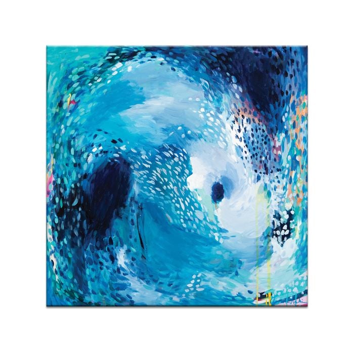 Artist Lane "The Moon Pulls the Tide " by Amira Rahim - 60x60cm Stretched Canvas