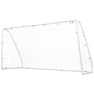Everfit 12FT Soccer Football Goal Net UPVC Frame PE Mesh Weatherproof Portable Goals Training