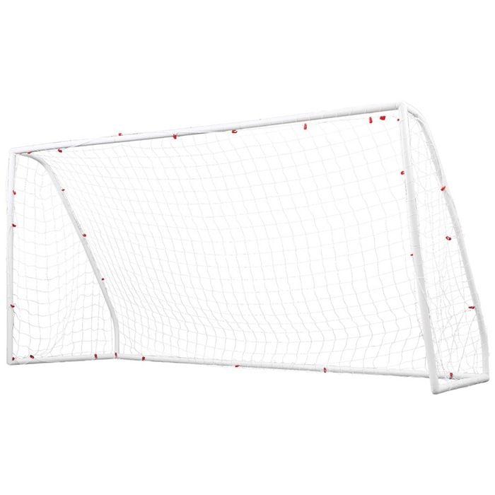 Everfit 12FT Soccer Football Goal Net UPVC Frame PE Mesh Weatherproof Portable Goals Training