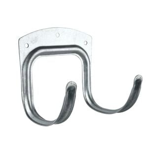 Pinnacle Large Galvanised Double Utility Hook - 5 Pack