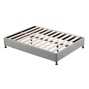 King Bed Base Steel Grey