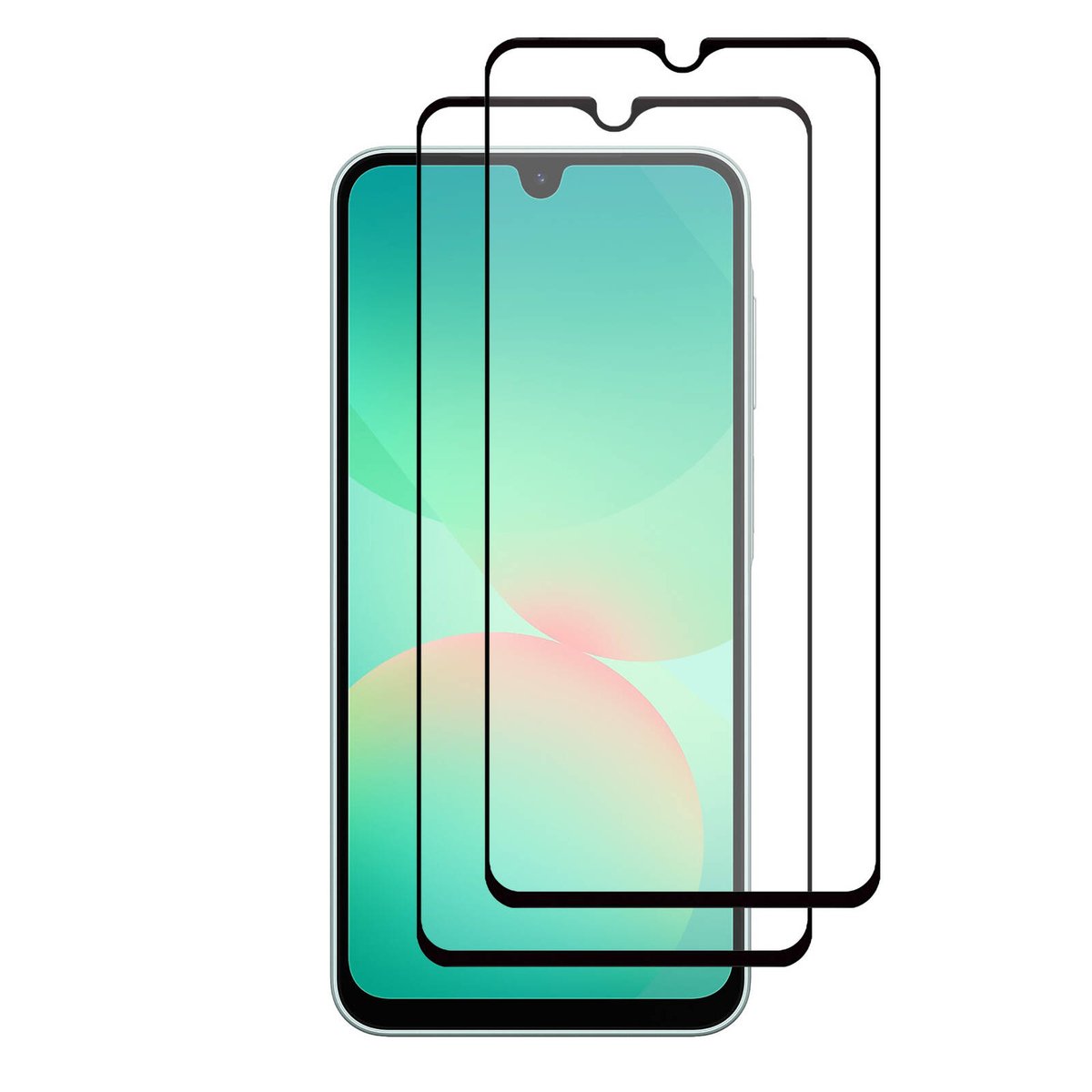 2 Pack MEZON Samsung Galaxy A26 5G Full Cover Tempered Glass Screen