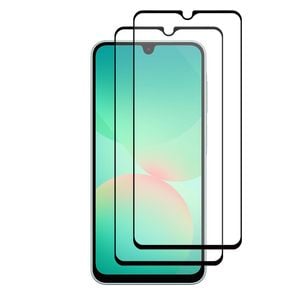 2 Pack MEZON Samsung Galaxy A26 5G Full Cover Tempered Glass Screen Protectors