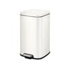 Eko 12 Litre White Pedal Bin