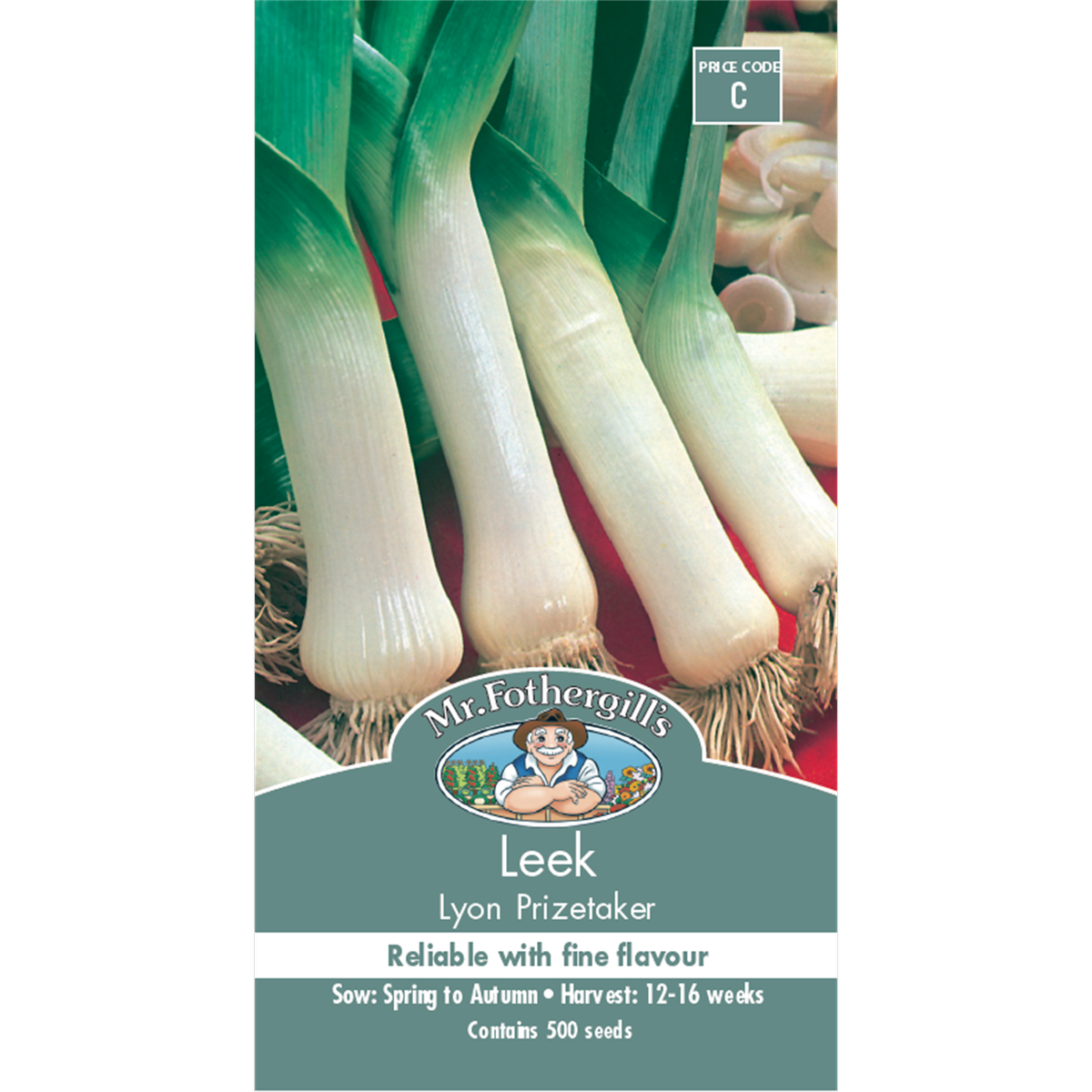 Mr Fothergill's Lyon Prizetaker Leek Vegetable Seeds - Bunnings Australia