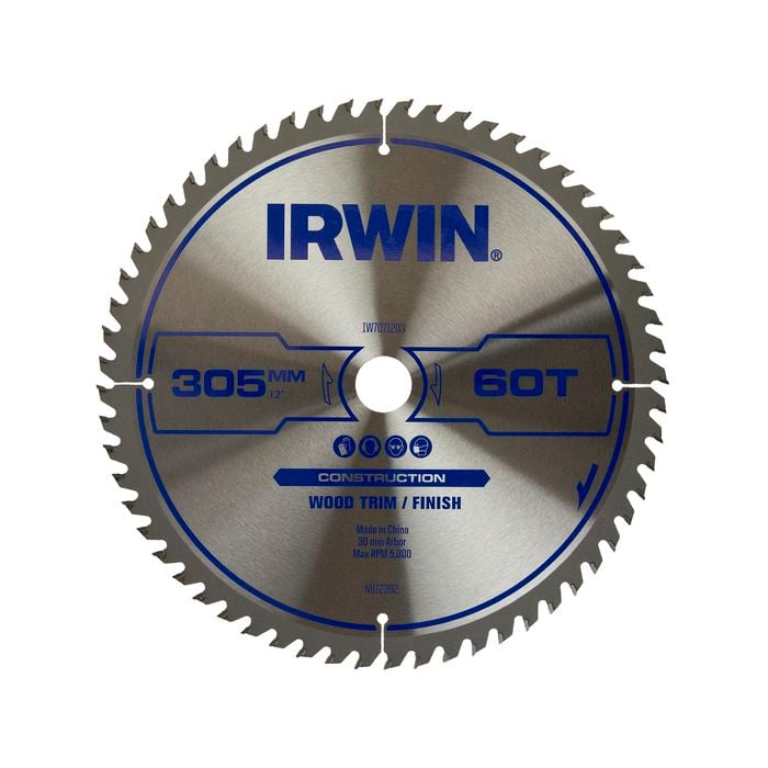 Irwin 305mm 60T Circular Saw Blade