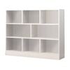 Foret Bookshelf Bookcase Book Shelf Display Shelves Storage Stand Rack Cabinet White 100cm