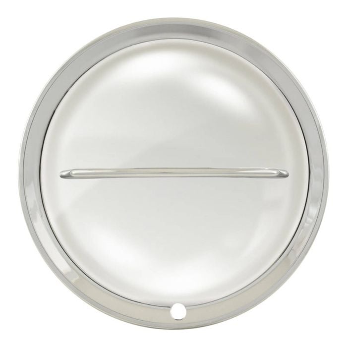 Torco 14 Inch Chrome Hub Caps - Universal Hollywood Style w/Bar Moon Wheel Hub Cover Set of 4