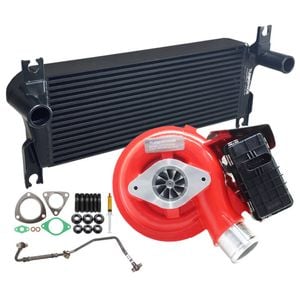 Gen1 High Flow Turbo Charger With 106mm Intercooler And Genuine Oil Feed Pipe For Mazda Bt-50 3.2l 2015 Onwards