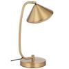 Telbix Larson Modern Table Desk Lamp Light Metal Brass Brass