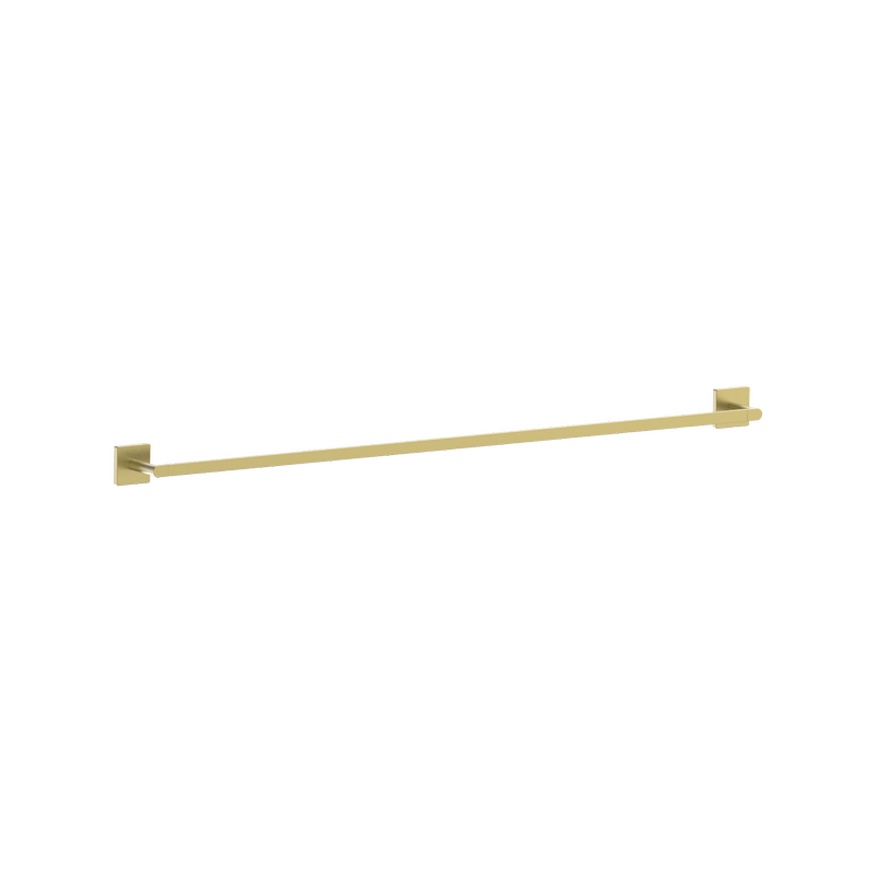 Rococo Single Towel Rail 935mm Brushed Brass