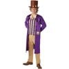 Willy Wonka Deluxe Adult Halloween Costume with Top Hat and Tailcoat, Extra large