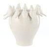 Society Home Rosemary Ceramic Bird Vase Medium Off White 37x37x33cm