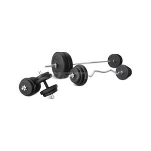 CORTEX 90kg EnduraCast Barbell Weight Set