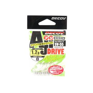 Decoy Aji Drive SV55 Finesse Ajing Fishing Jig Head 1/24oz 8
