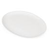 Olympia Oval Coupe Plates Athena Porcelain 6 Pack 305x241mm Vitrified Commercial Dinnerware