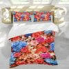 3D Bright Red Rose 237 Bed Pillowcases Quilt King Single Size