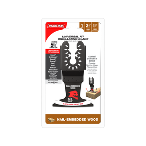 Diablo 65mm Universal Bi-Metal Multi-Tool Blade for Nail-Embedded Wood