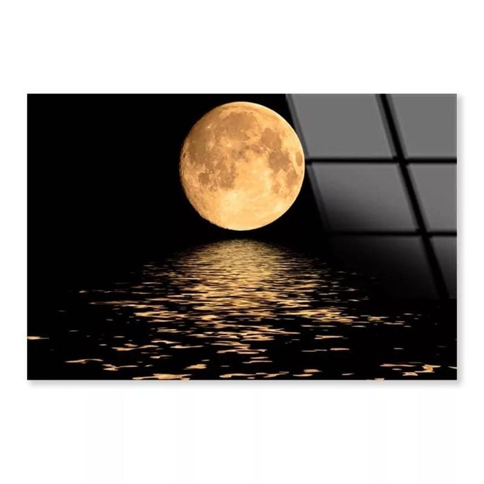Full Moon Over Night   Print 100% Australian Made 50 x 40cm  (Acrylic)
