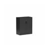 Olg Tempo Tambour Cabinet Narrow Standard Black W900mm X D450mm X H1020mm