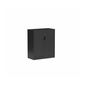Olg Tempo Tambour Cabinet Narrow Standard Black W900mm X D450mm X H1020mm