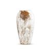 SOGA 35x17cm Ceramic Vase – Gradient White