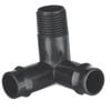 Pope 19mm Barbed x15mm BSPM Threaded Corner Elbow - 3 Pack