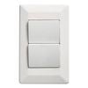HPM COMO 2 Gang Vertical Wall Switch