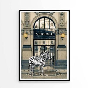 Luxury Fashion Store with Zebra   Print 100% Australian Made 90 x 120cm   (Poster)