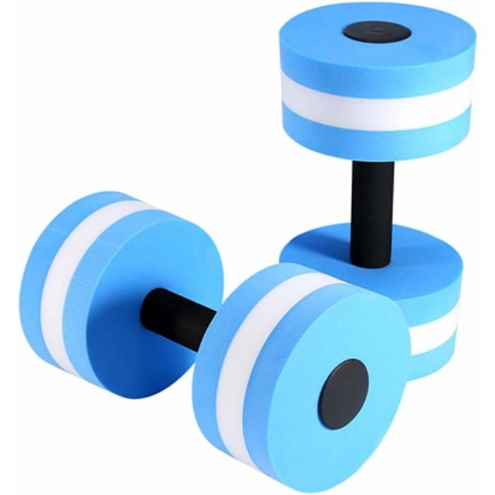 Water Dumbbells Set 2-Pack - Foam Pool Resistance Equipment for Aqua Fitness