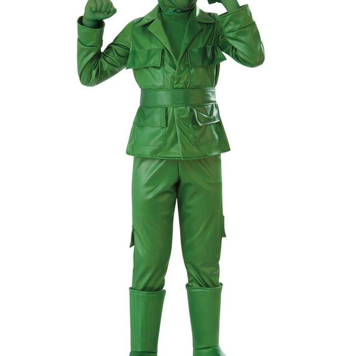 Army Man Kids Green Toy Soldier Costume - Large