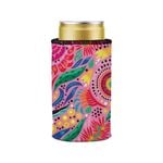 Stubbyz Australian Flowers Stubby Cooler Slim