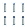 6pk Malli Plastic Crochet Hook/needle Yarn Crafting/knitting Tool 5mm White