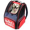 SOGA Red Pet Carrier Backpack – Mesh Travel Bag