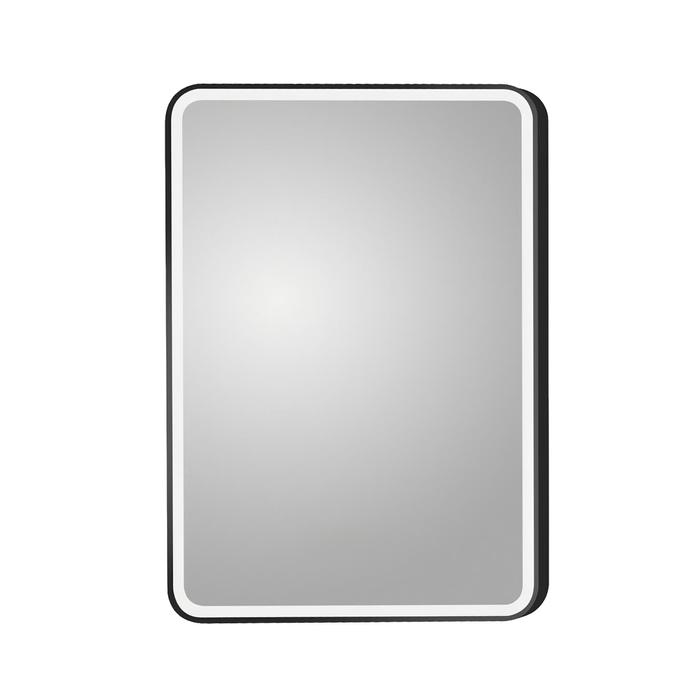 Barelli 900 x 600mm Black Signature Framed Rectangular Front Edge-Lit LED Mirror