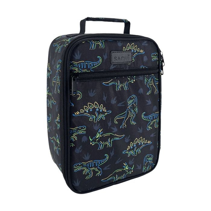 Sachi Junior Insulated School Food Lunch Bag Dinosaur Land 21x11x28cm