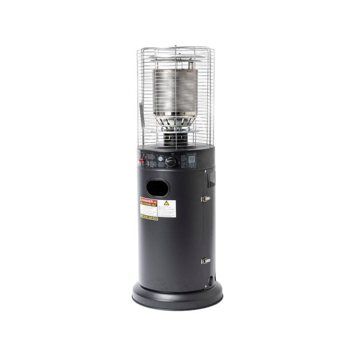 Mimosa Black Matte Outdoor Area Gas Heater
