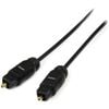 StarTech.com 15 ft Thin Toslink Digital Optical SPDIF Audio Cable - First End: 1 x Toslink Digital Audio - Male