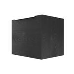 Stein 600 x 450 x 500mm Black Select Wall Hung With Silver Integrated Handle Vanity - Cabinet Only