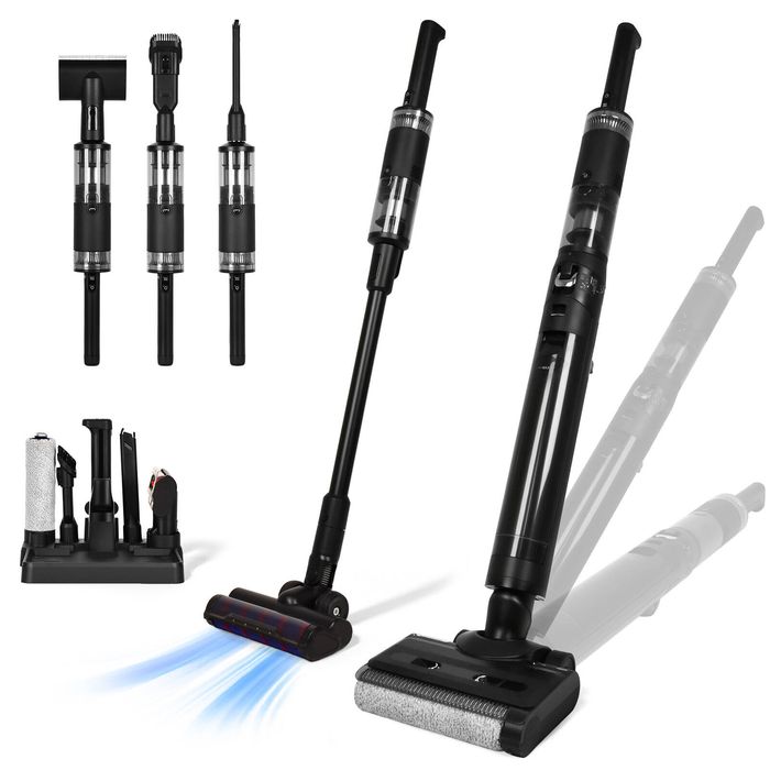 YOPOWER 4-in-1 Cordless Wet Dry Vacuum Mop